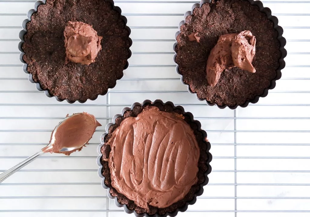 Low Carb Salted Caramel Brownie Tarts-0657