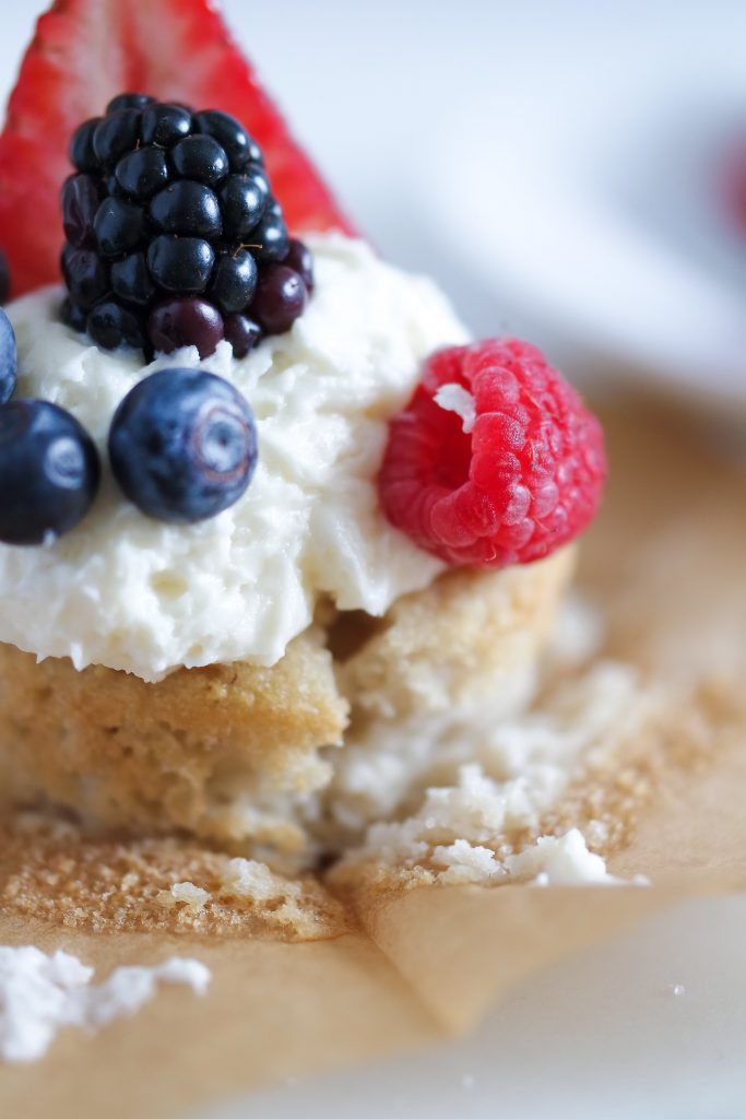 Berries and Cream Cupcakes