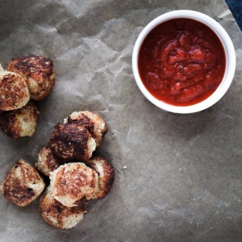 Cauliflower Crusted Feta Bites