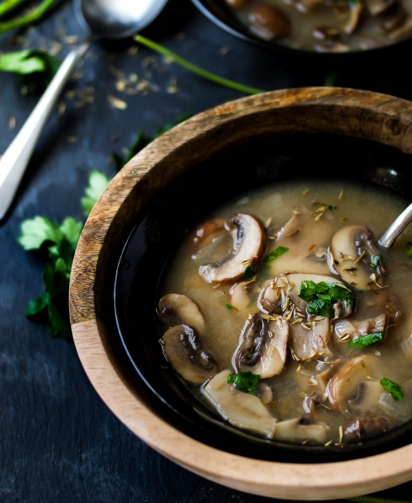 Take Me To Fungi Town: Hearty Portobello Mushroom Soup - Inspector Gorgeous