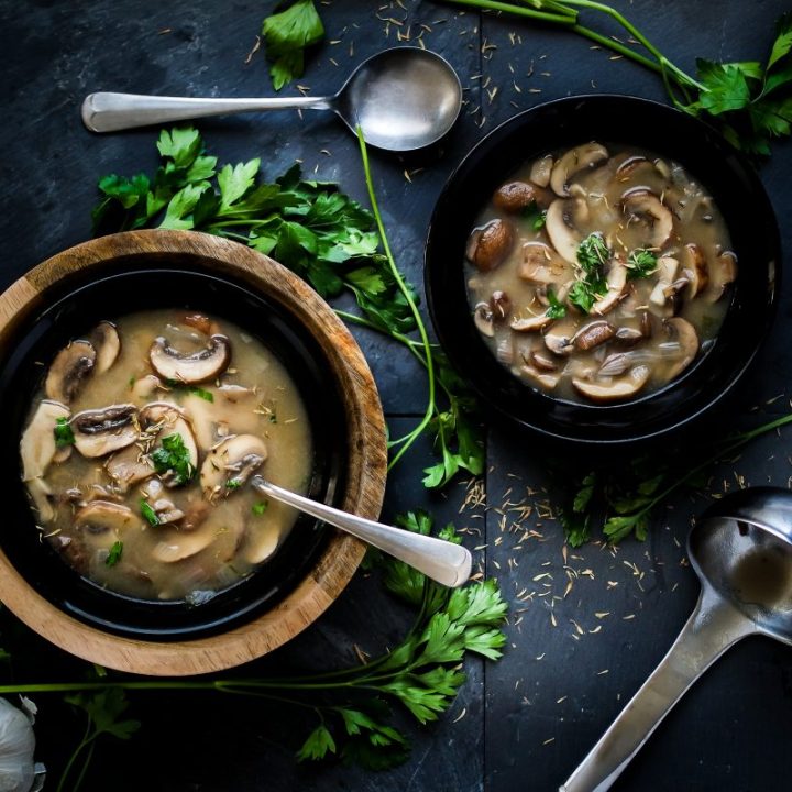 Easy Portobello Mushroom Soup