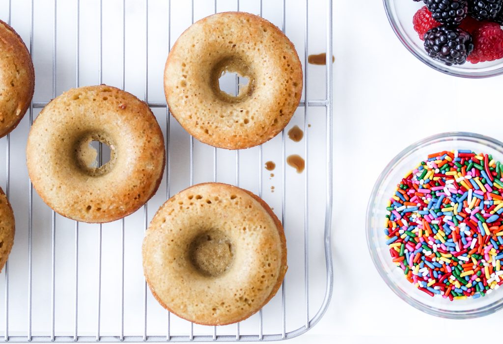 Gluten Free Baked Yeast Donuts