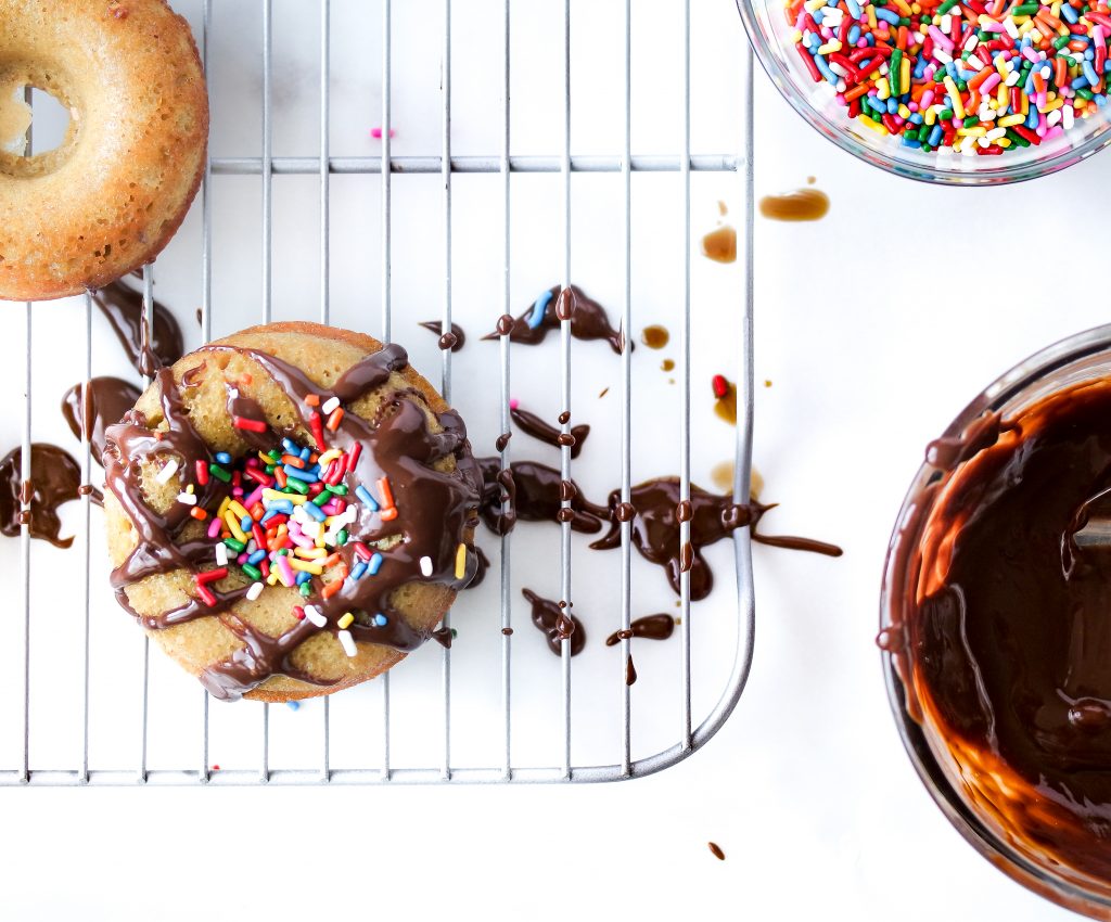 Gluten Free Baked Yeast Donuts