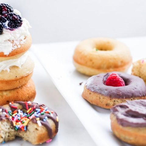 Low Carb Baked Yeast Donuts