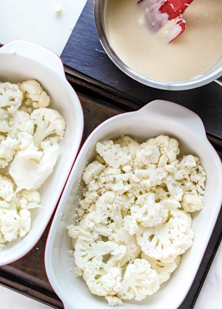 Low Carb Scalloped Cauliflower