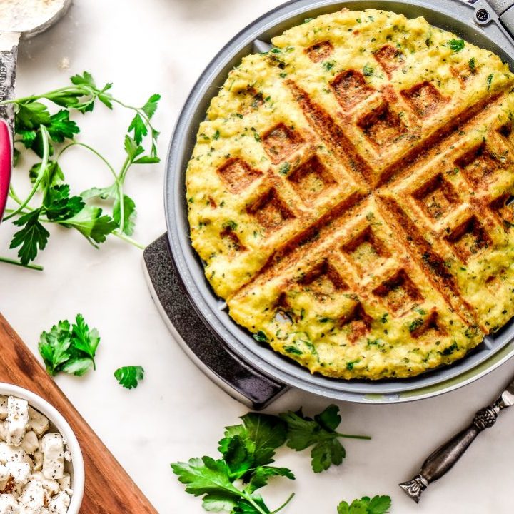 Low Carb Falafel Waffle