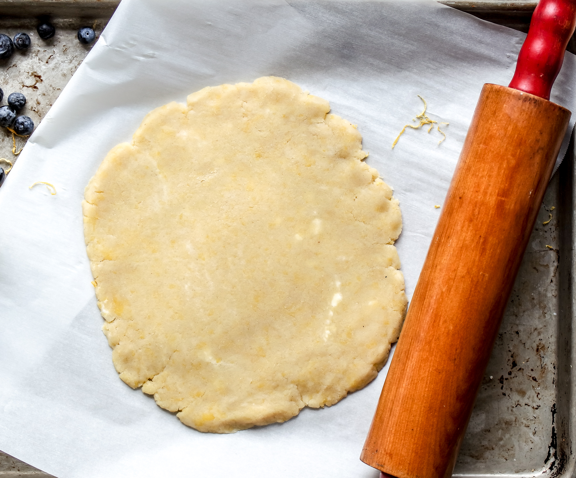 Gluten Free Blueberry Galette-2354