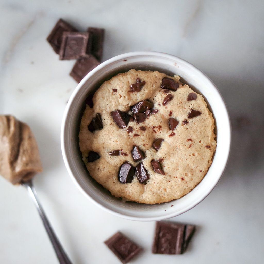 Keto Microwave Chocolate Chip Cookie! - Inspector Gorgeous