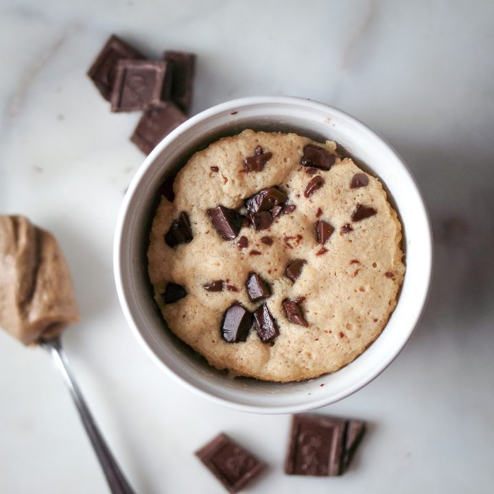Single Serving Chocolate Chip Cookie