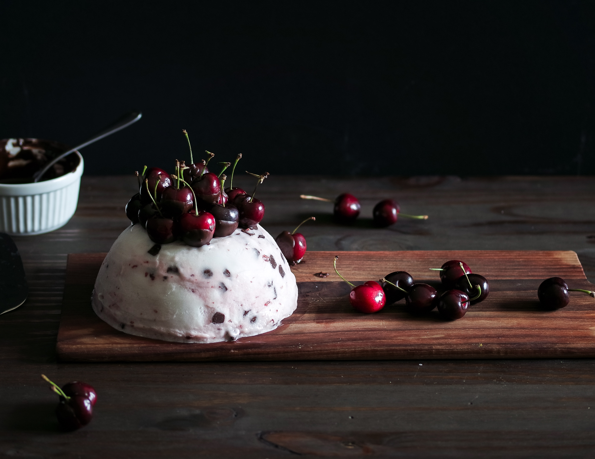 Cherry Chocolate Ice Cream Cake -4014