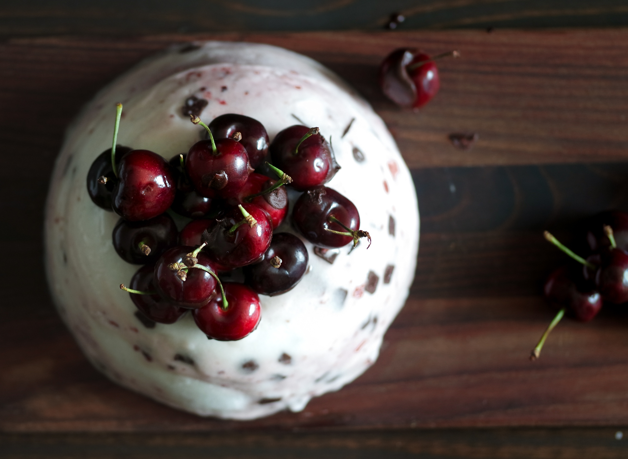 Cherry Chocolate Ice Cream Cake -4030