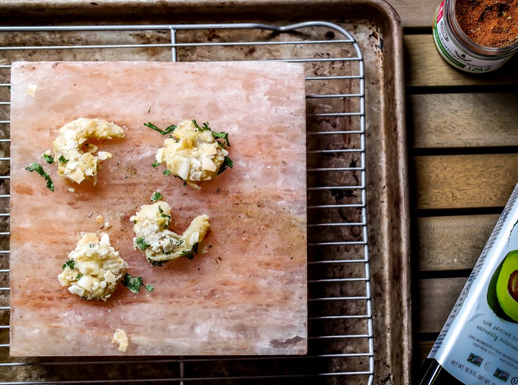 Salt Block Cooking- Coconut Crusted Shrimp-9