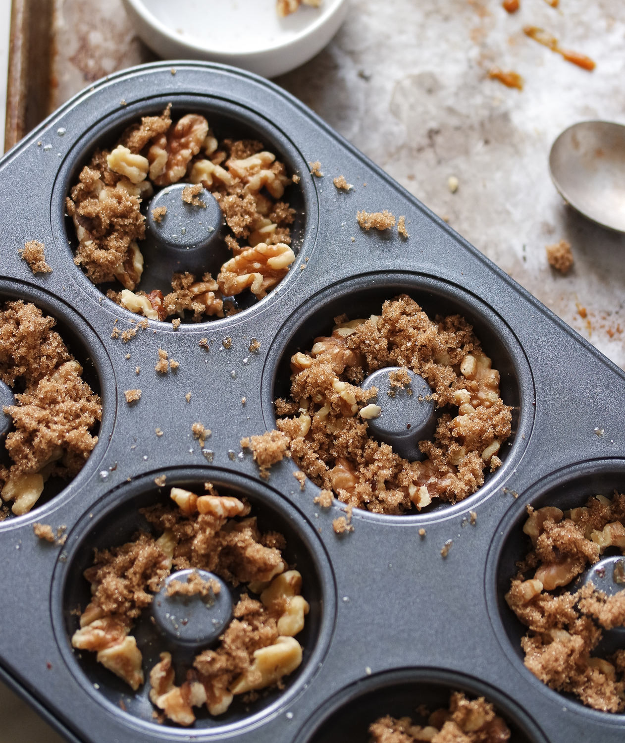 Pumpkin Walnut Crumble Donut