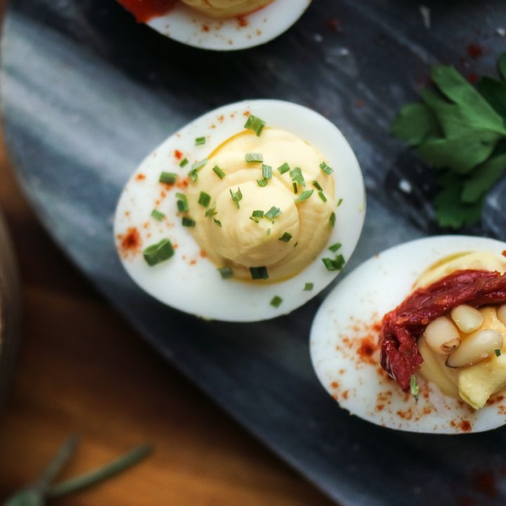 Decked Out Deviled Egg Bar!