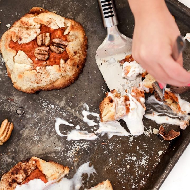 Low Carb Rustic Pumpkin Galette