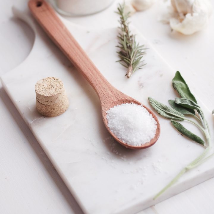 Homemade Garlic Rosemary Sage Salt