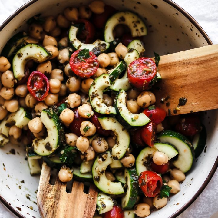 Zucchini Pesto Power Salad