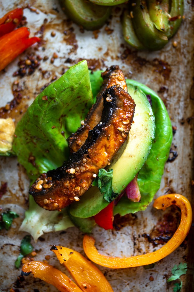 Spicy Portobello Sheet Pan Fajitas 🌮 GF & Vegan Inspector