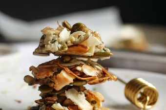 Caramel Coconut Snacks with Hemp and Pumpkin Seeds