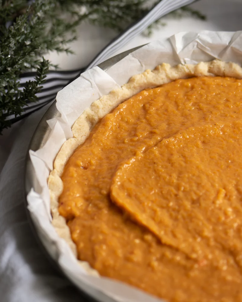 Bourbron Butternut Squash Pie