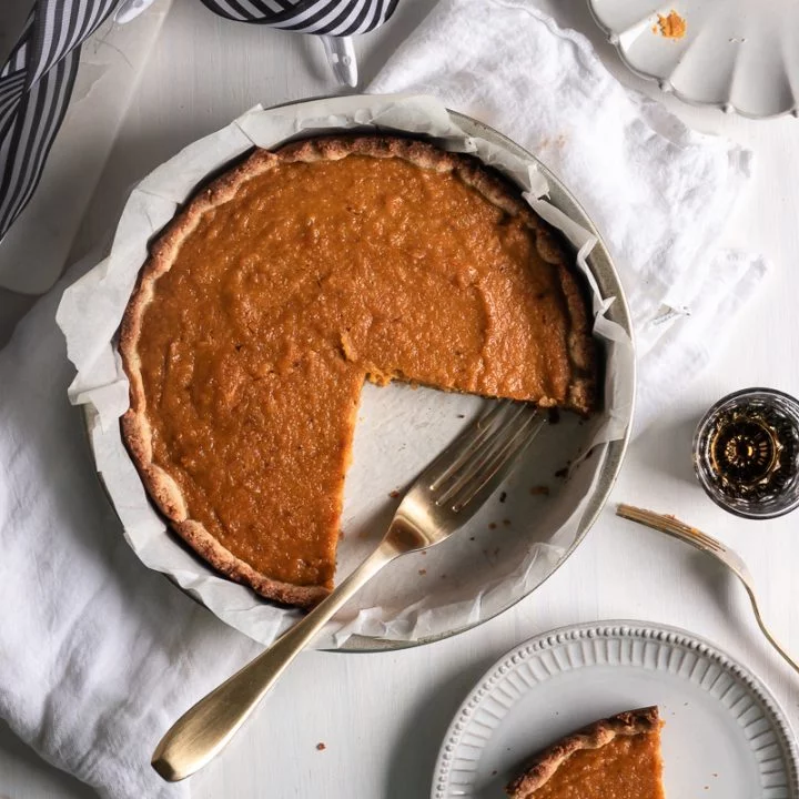 Bourbron Butternut Squash Pie