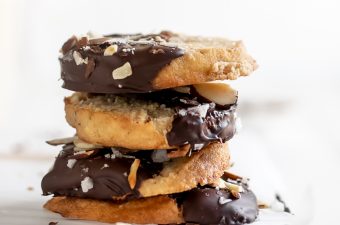 Buttery Toasted Almond Slice and Bake Keto Cookies
