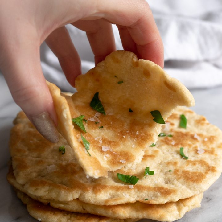 Buttery Keto Skillet Flatbread