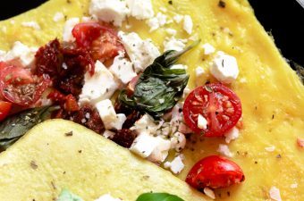 Easy Mediterranean Omelet