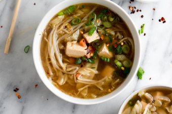 Keto Vegetarian Egg Roll Soup