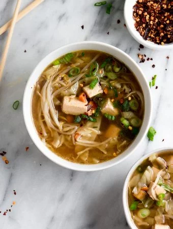 Keto Vegetarian Egg Roll Soup