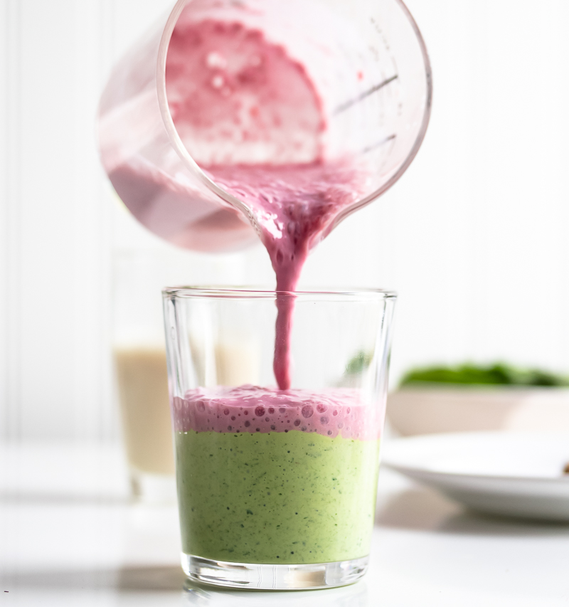 Low Carb Raspberry Pistachio Smoothie