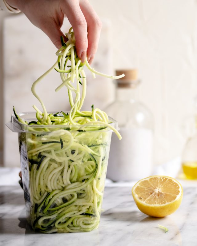 Zucchini Pasta Al Limone {Gluten Free & Low Carb} Inspector