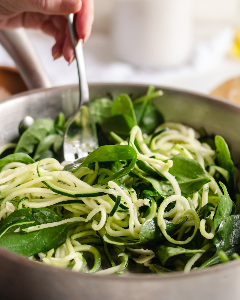 Zucchini Pasta Al Limone {Gluten Free & Low Carb} Inspector