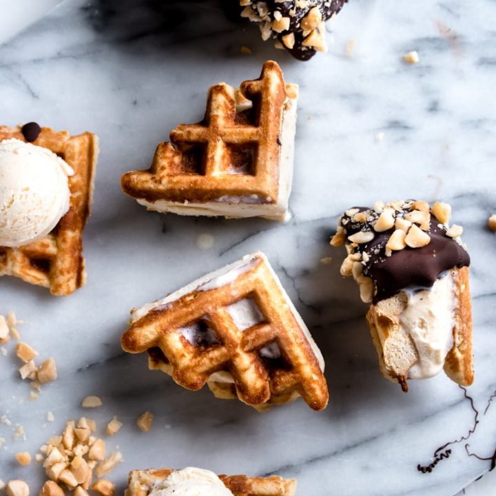 Keto Waffle Ice Cream Sandwich
