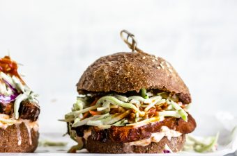 Keto Barbecue Portobello Burgers