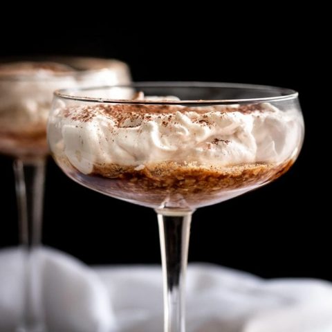 Greek Yogurt Tiramisu for Two {Low Carb & GF}