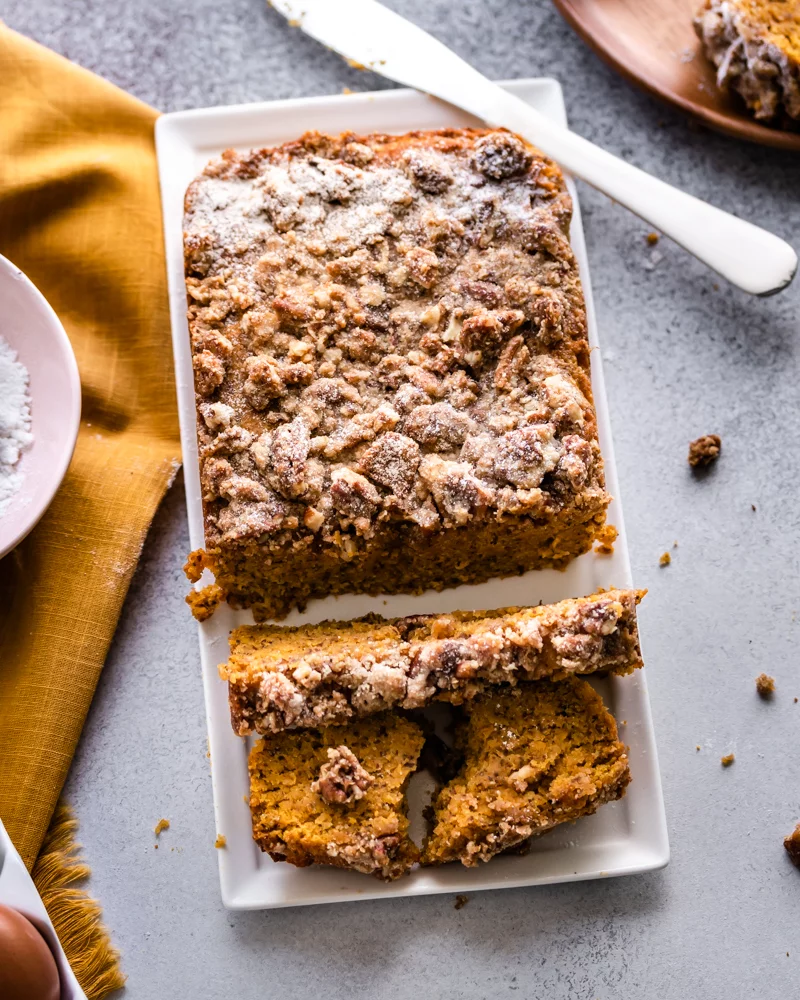 Keto Pumpkin Bread Crumble