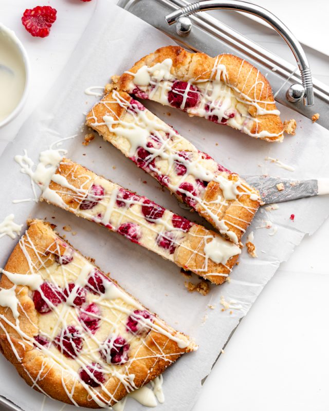 Tender and Flaky Keto Raspberry Cream Cheese Danish!