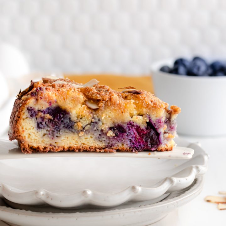 Keto Blueberry Coffee Cake!