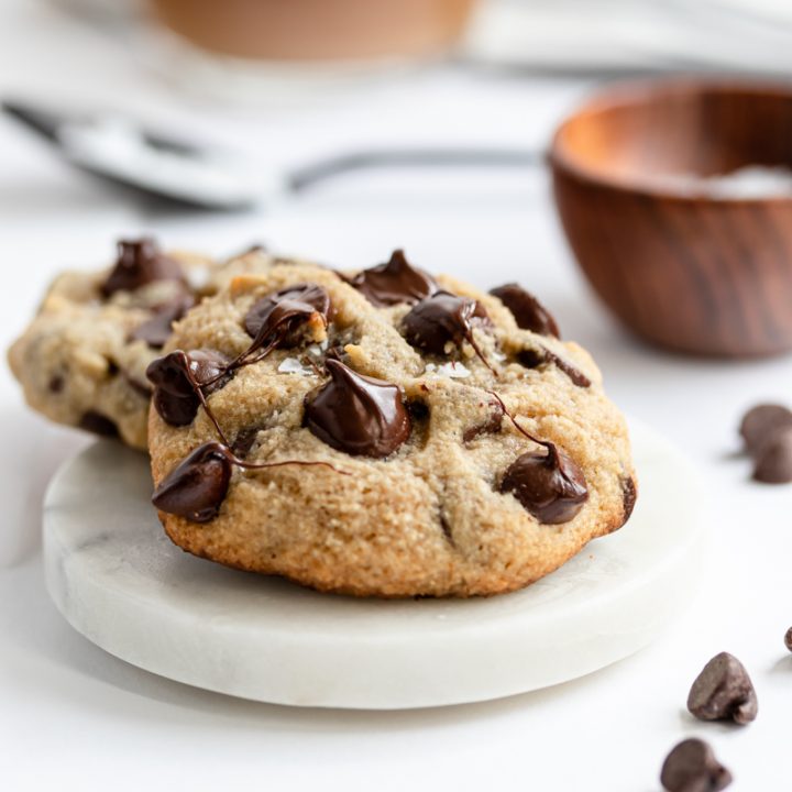 Over Loaded Chocolate Chip Cookies {Gluten Free and Keto!}