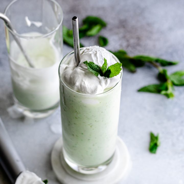 Protein Shamrock Shake! Dairy Free, Keto