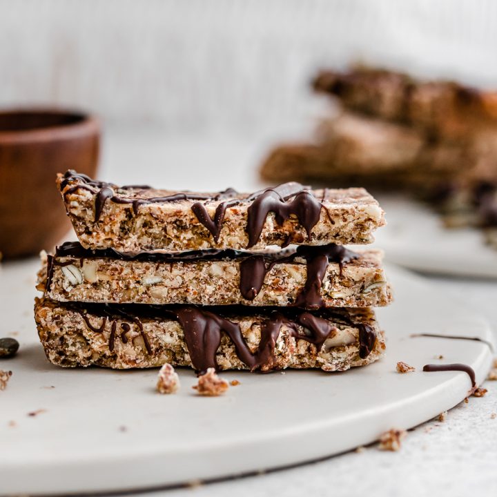 4 Ingredient Keto Granola Bars!