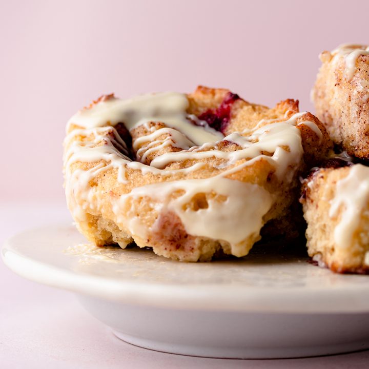 Keto Strawberry Cinnamon Rolls