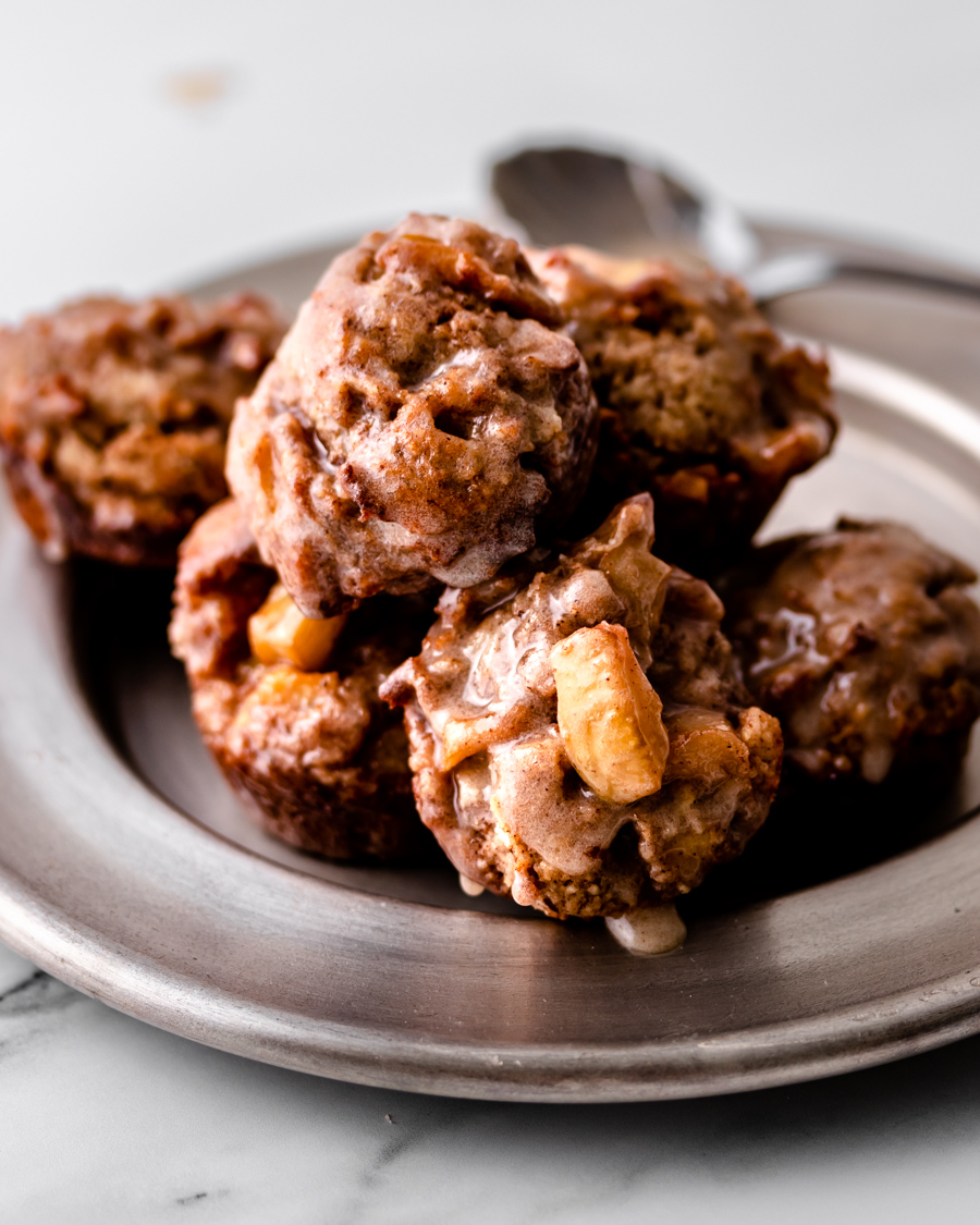 Keto Baked Apple Fritters {Made with Zucchini!} Inspector
