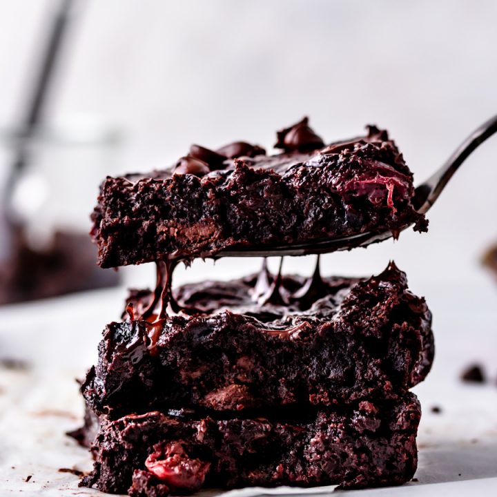 The Best keto Cherry Chocolate Brownies