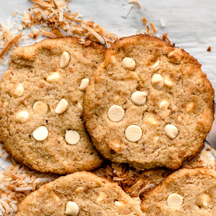 Keto Bakery Style Toasted Coconut Rum Cookies