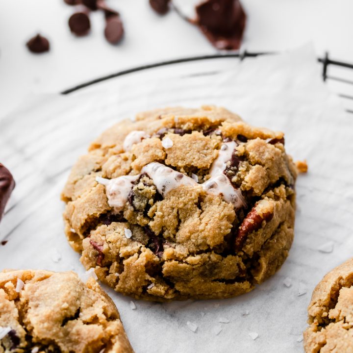 Keto Rocky Road Stuffed Cookies