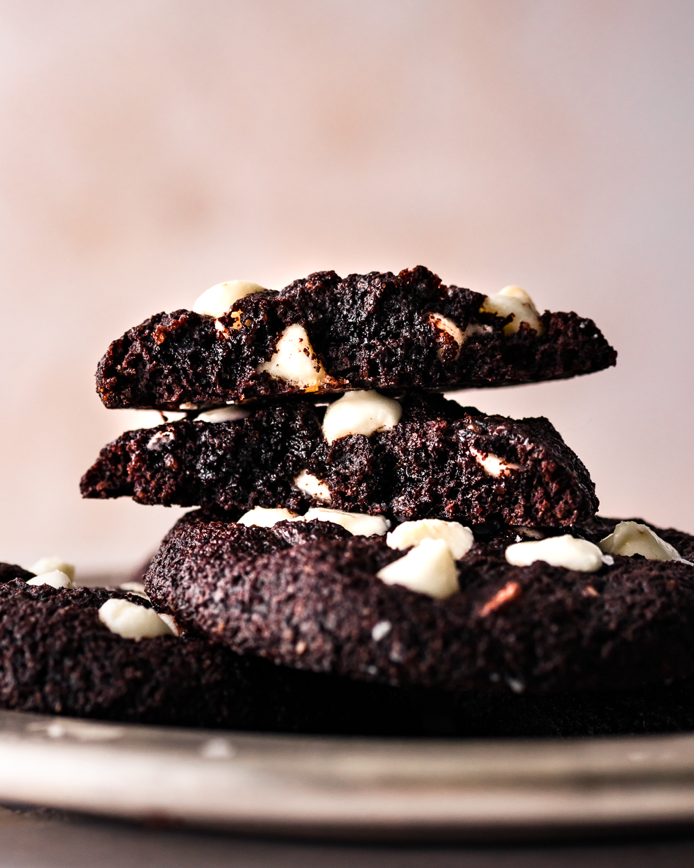 Dark Chocolate White Chip Cookies (Keto & GF!) - Inspector Gorgeous