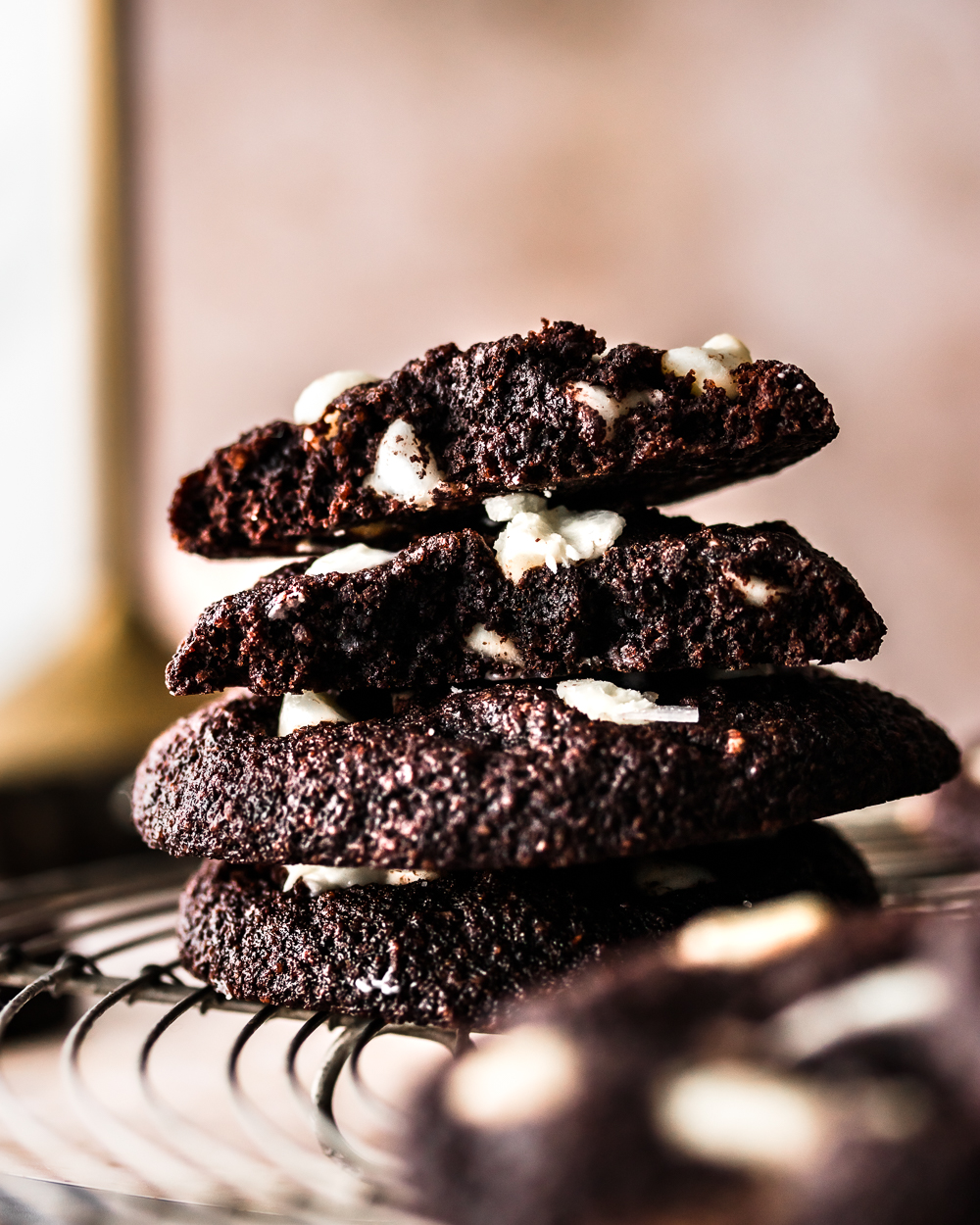 Dark Chocolate White Chip Cookies (Keto & GF!) - Inspector Gorgeous