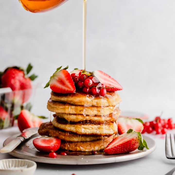 🍓 Cute Strawberry Pancake Hat 🥞